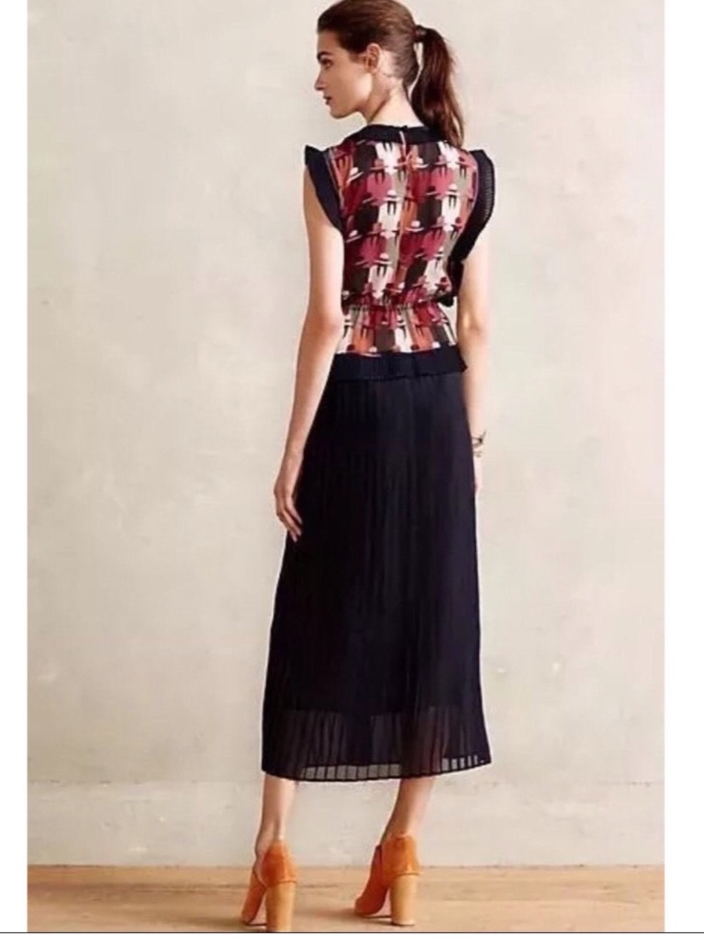 Anthropologie Carolina K Peruvian Albion Dress Medium - Picture 2 of 14